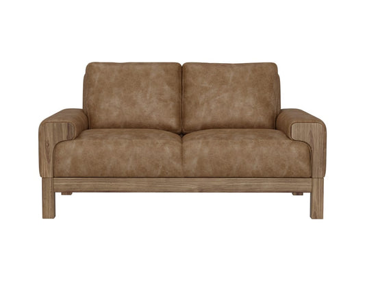 IFD - Sedona - Wooden Frame & Base, Loveseat - Cognac - IUP966-LOV-202 view 2