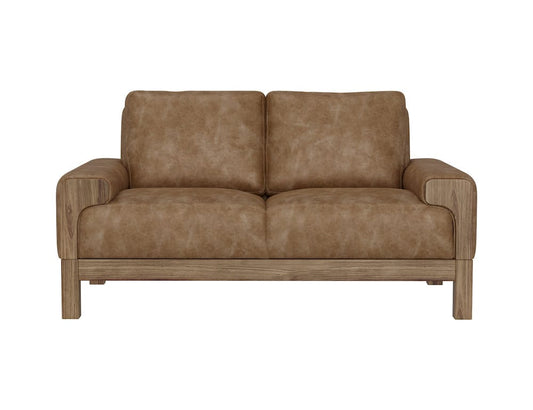 IFD - Sedona - Wooden Frame & Base, Loveseat - Cognac - IUP966-LOV-202 view 2