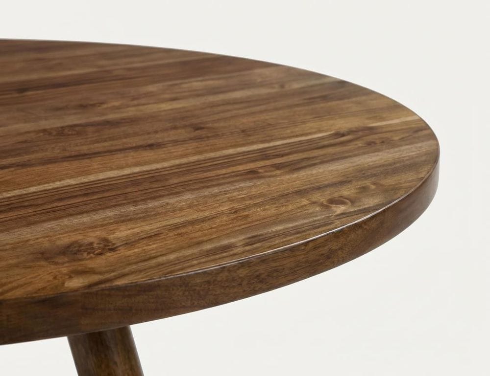 IFD - Silver - Round Dining Table in Brown - IFD6472DINTBLRD view 6