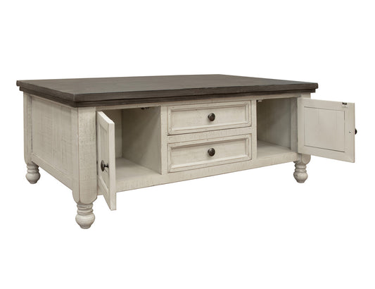 IFD - Stone 4 Drawers Cocktail Table - IFD4691CKT view 2