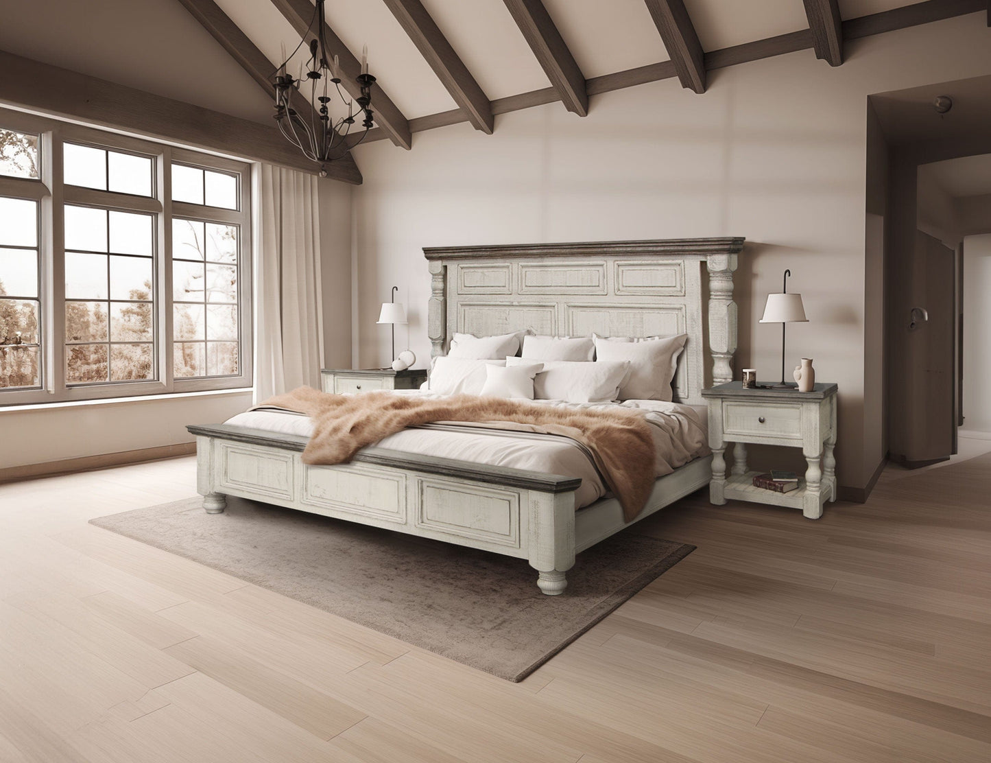 IFD - Stone California King Bed - IFD4691BEDCK view 2