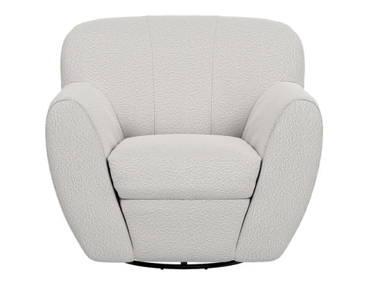 IFD - Tamesis - Wooden Frame & Metal Base, 360 Degree Swivel Accent Chair - Beige - IUP222-ACH-101 view 2
