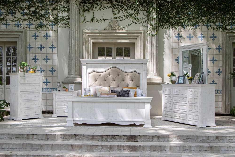 IFD - Terra White 6 Drawer, 2 Doors Dresser - IFD1022DSR veiw 4