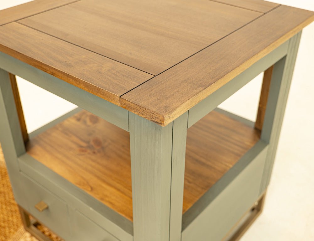 IFD - Timber - 2 Drawer, 1 Shelf, End Table - IFD7751ENDGN view 5