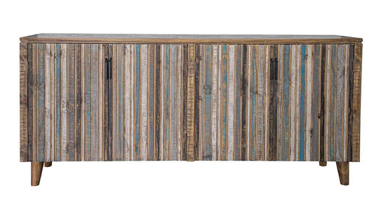 IFD - Tiza 4 Doors, Console w/ Blue Finish - IFD1981CNSBL veiw 2