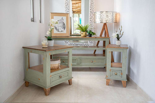 IFD - Toscana 1 Drawer, Chair Side Table - IFD1601CST veiw 2