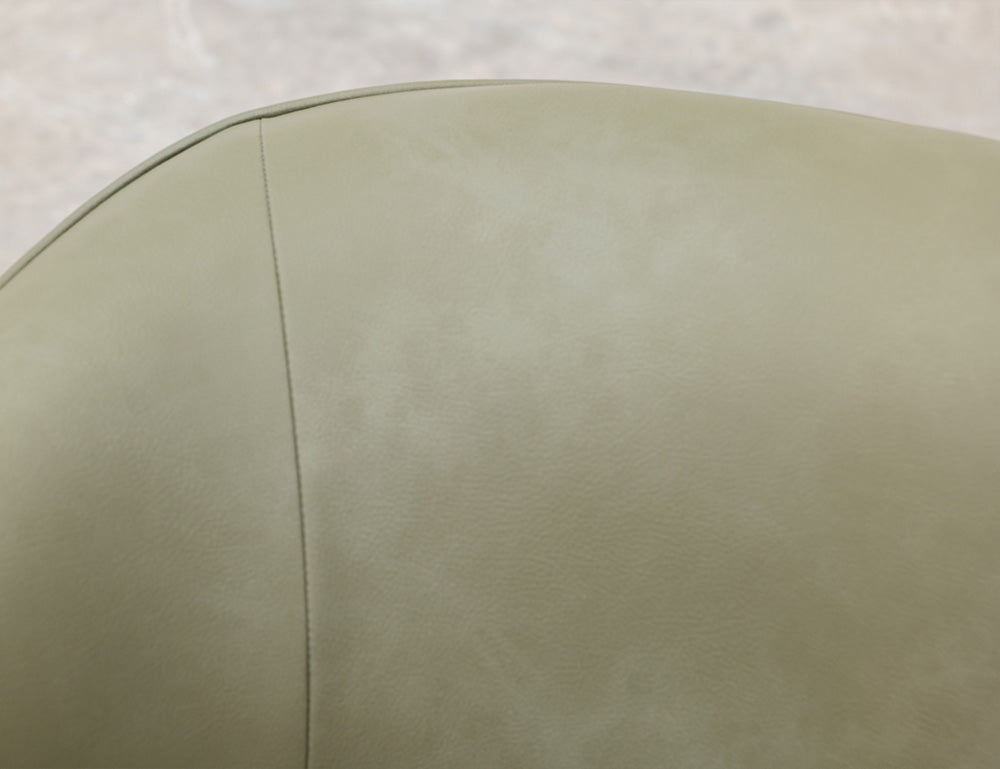 IFD - Tumbi - Wooden Frame & Metal Base, 360 Degree Swivel Accent Chair - Green - IUP854-ACH-232 view 8
