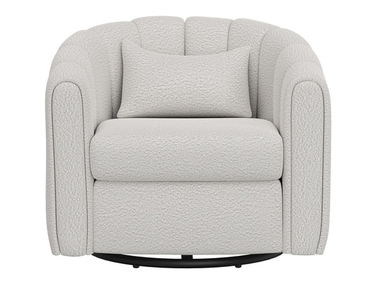 IFD - Viera - Wooden Frame & Metal Base, 360 Degree Swivel Glider Accent Chair - IUP515-ACH-101 view 2
