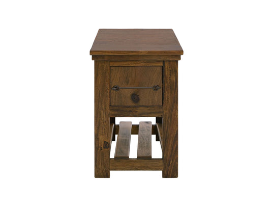 IFD - Walnut - 1 Drawer, Chairside Table - IFD3422CST view 2