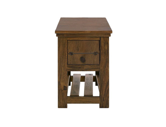 IFD - Walnut - 1 Drawer, Chairside Table - IFD3422CST view 2