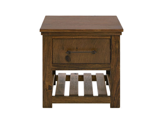 IFD - Walnut - 1 Drawer, End Table - IFD3422END view 2