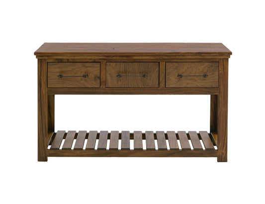 IFD - Walnut - 3 Drawer, Sofa Table - IFD3422SFT view 2