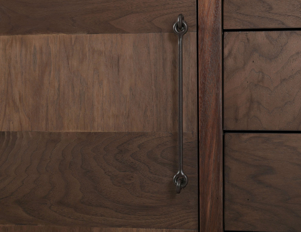 IFD - Walnut - 4 Drawer & 2 Door, Console - IFD3421CNS view 8