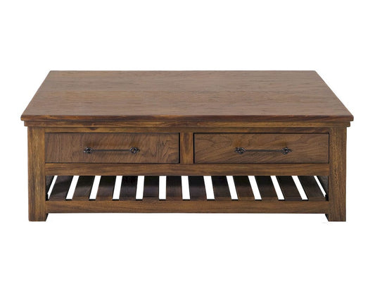 IFD - Walnut - 4 Drawer, Cocktail Table - IFD3422CKT view 2