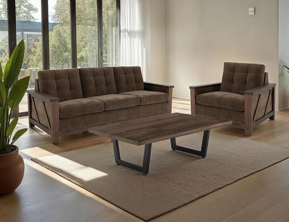 IFD - Walnut - Armchair in Deep Forest Brown - IUP342-ACH-182 veiw 5
