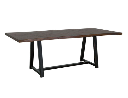 IFD - Walnut - Trestle Dining Table - IFD3422TBL view 2