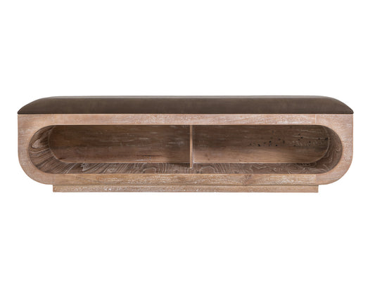 IFD - White Balam - Bench in Ivory White - IFD4321BEN view 2