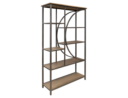 IFD - Zandria - 4 Shelves Bookcase - IFD8911BKS view 2