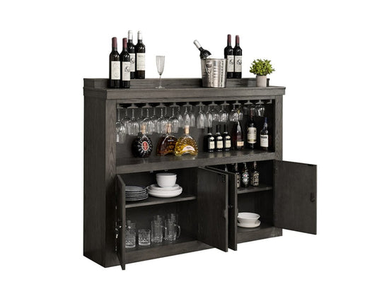 Imperial - Bixby Bar Collection Back Bar in Charcoal - IMP 7275577 view 2