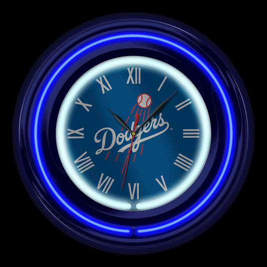 Imperial - MLB Los Angeles Dodgers 15" Neon Clock - IMP 705-2026 view 2