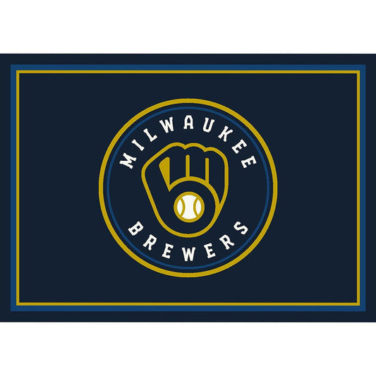 Imperial - MLB Milwaukee Brewers 6x8 Spirit Rug - IMP 525-2027 view 2