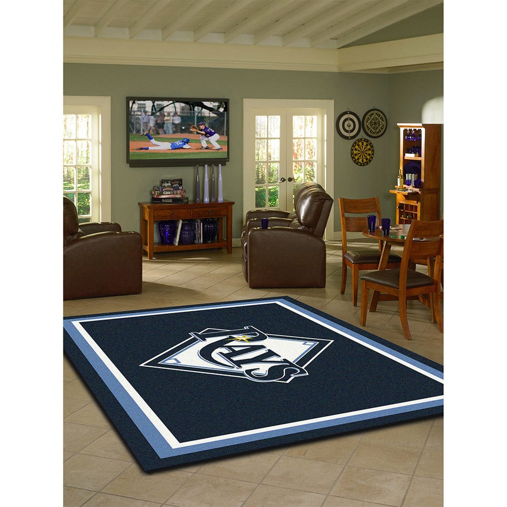 Imperial - MLB Tampa Bay Rays 8x11 Spirit Rug - IMP 529-2019 view 2