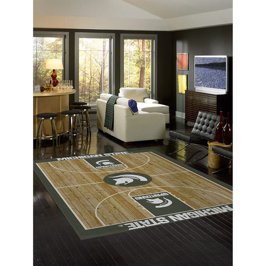 Imperial - NCAA Michigan State 8x11 Courtside Rug - IMP 556-3016 view 2