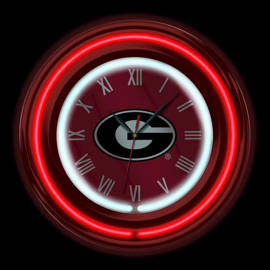 Imperial - NCAA University of Georgia 15" Neon Clock - IMP 705-3008 view 2