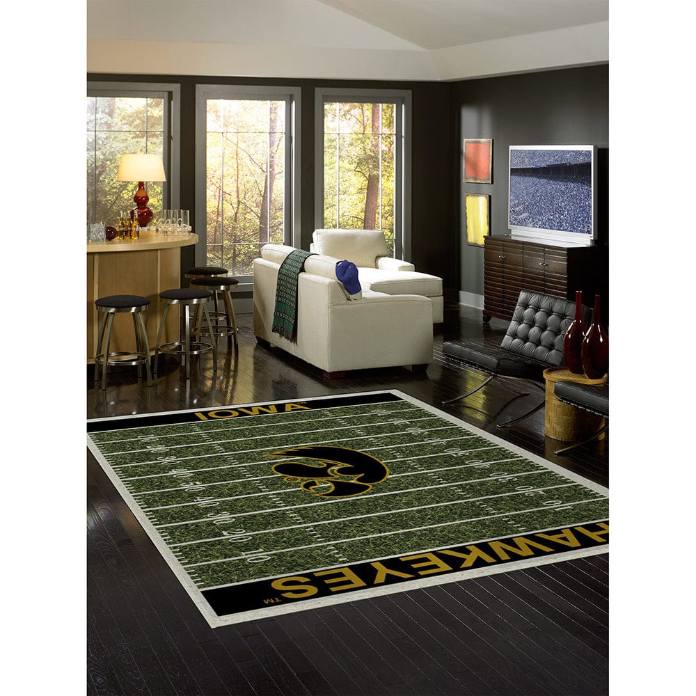 Imperial - NCAA University Of Iowa 8x11 Homefield Rug - IMP 528-3018 view 3