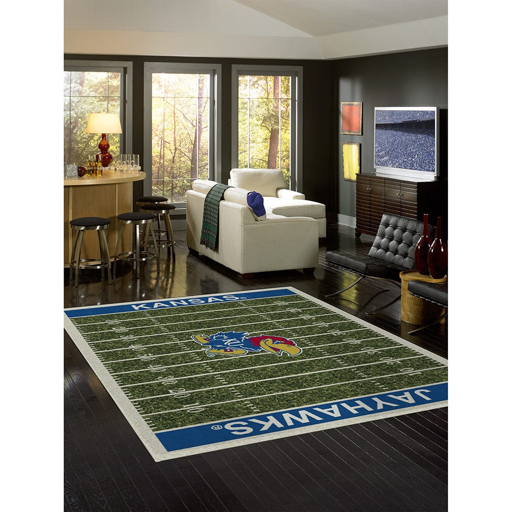 Imperial - NCAA University Of Kansas 8x11 Homefield Rug - IMP 528-3020 view 2