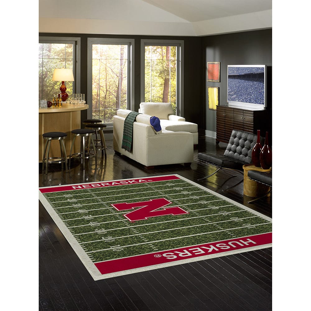 Imperial - NCAA University Of Nebraska 8x11 Homefield Rug - IMP 528-3010 view 3