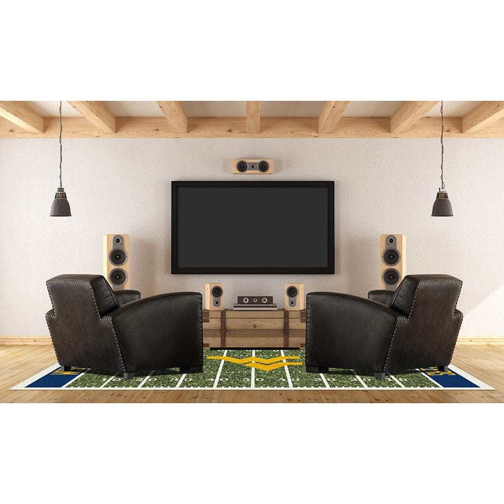 Imperial - NCAA West Virginia University 6x8 Homefield Rug - IMP 524-3051 view 2