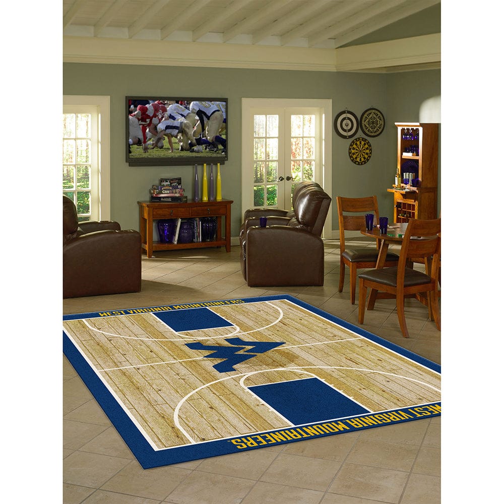 Imperial - NCAA West Virginia University 8x11 Courtside Rug - IMP 556-3051 view 2