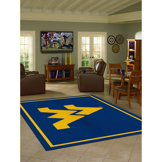 Imperial - NCAA West Virginia University 8x11 Spirit Rug - IMP 529-3051 view 2