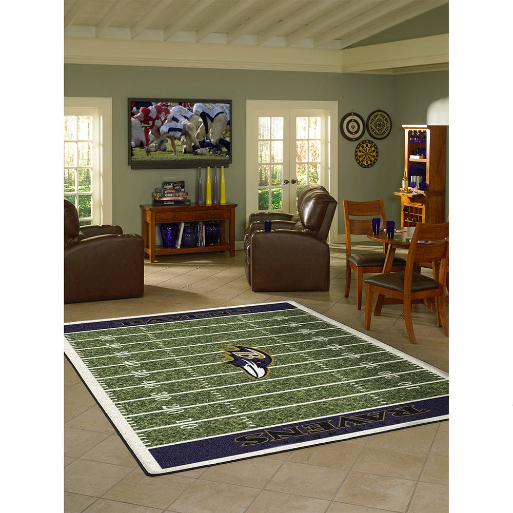 Imperial - NFL Baltimore Ravens 8x11 Homefield Rug - IMP 528-5025 view 2