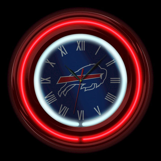 Imperial - NFL Buffalo Bills 15" Neon Clock - IMP 705-1021 view 2