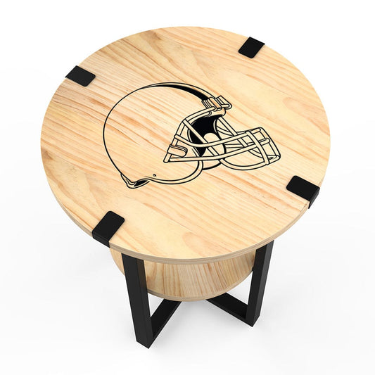 Imperial - NFL Cleveland Browns Side Table with Charger - IMP 746-1020 view 2