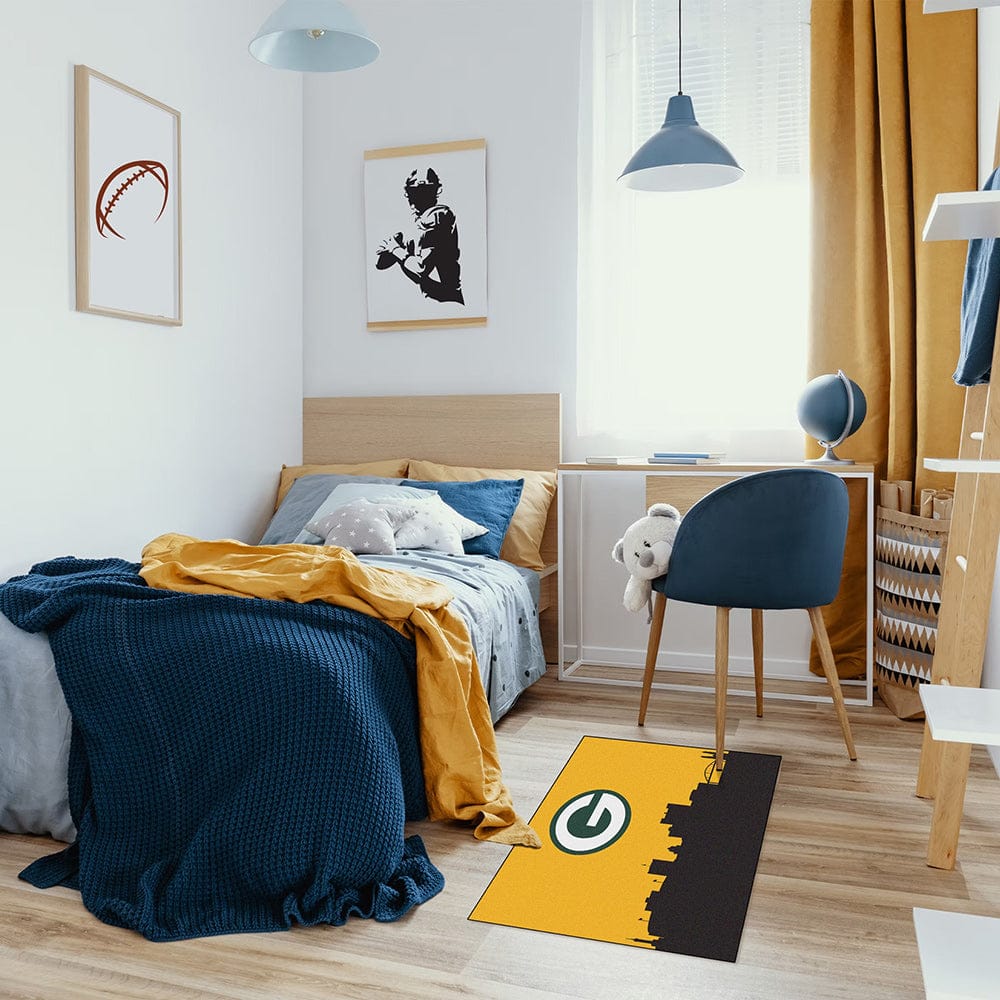 Imperial - NFL Green Bay Packers 2x3 Cityscape Washable Rug - IMP 759-1001 view 2