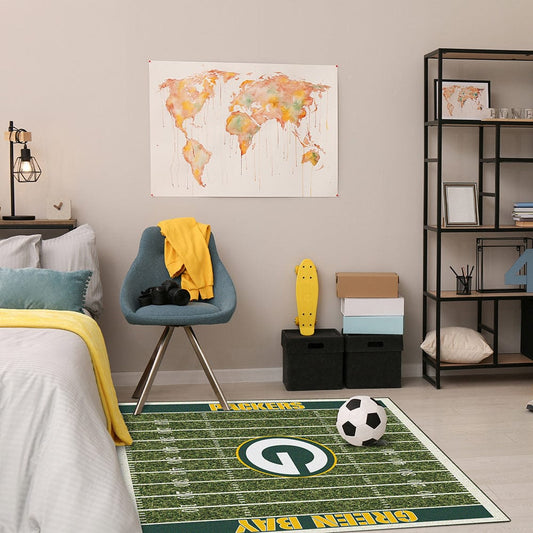 Imperial - NFL Green Bay Packers 4x6 Homefield Rug - IMP 520-5001 view 2