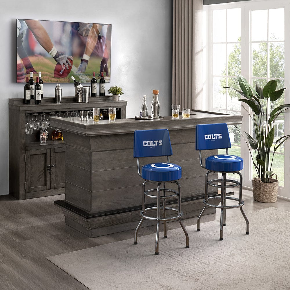 Imperial - NFL Indianapolis Colts Swivel Barstool with Back - IMP 681-1022 view 2