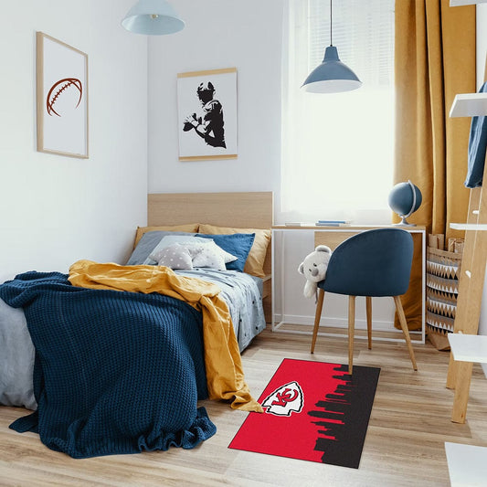 Imperial - NFL Kansas City Chiefs 2x3 Cityscape Washable Rug - IMP 759-1006 view 2