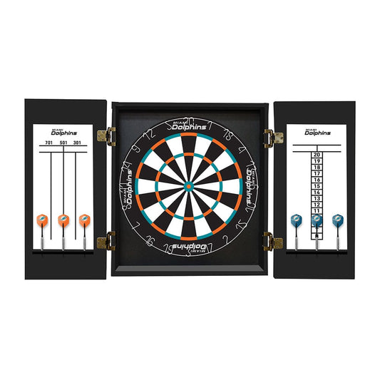Imperial - NFL Miami Dolphins Fan's Choice Dartboard Set - IMP 624-1008 view 2