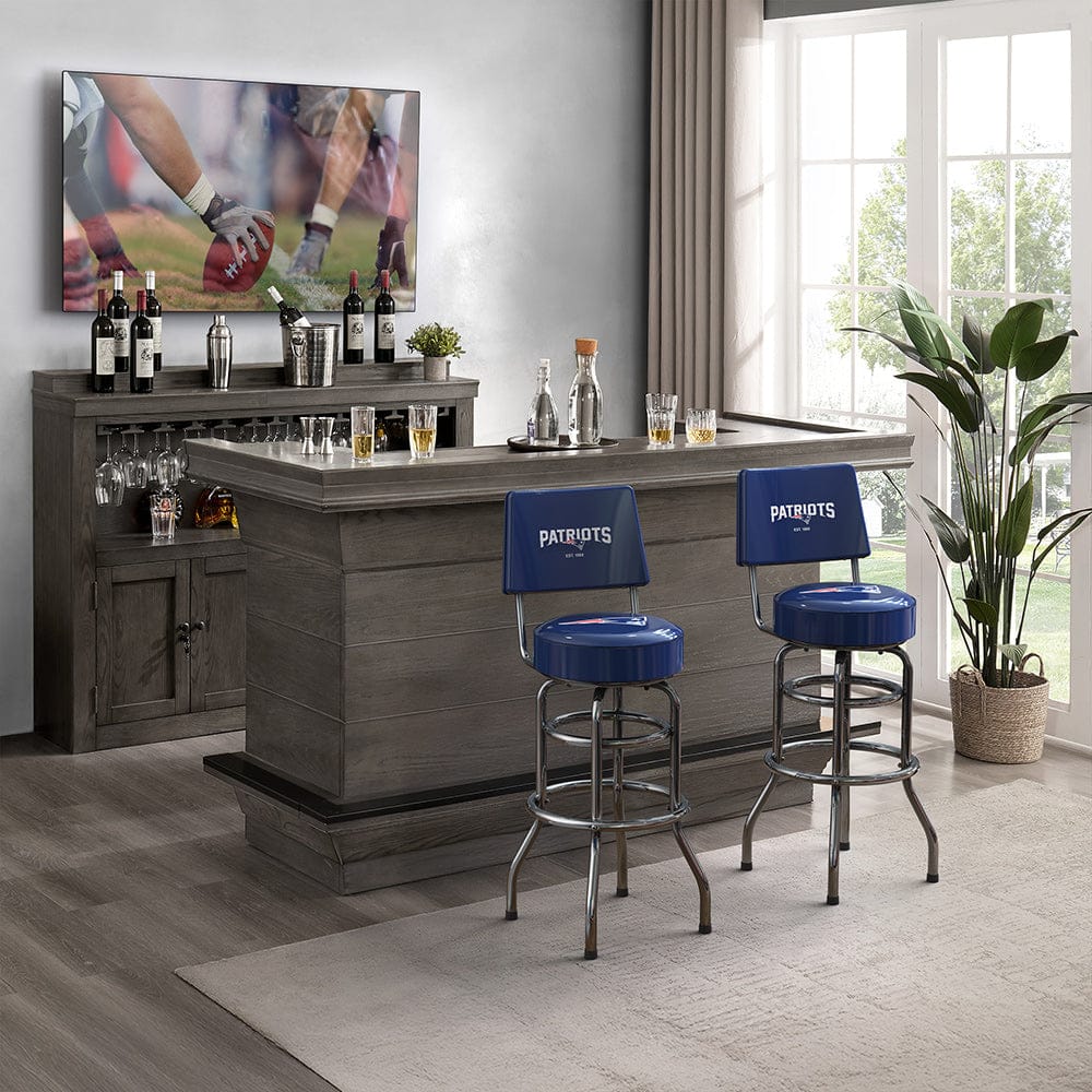 Imperial - NFL New England Patriots Swivel Barstool with Back - IMP 681-1011 view 2