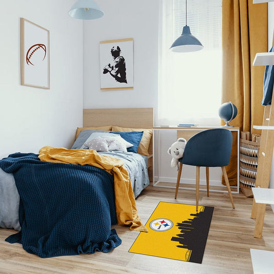 Imperial - NFL Pittsburgh Steelers 2x3 Cityscape Washable Rug - IMP 759-1004 view 2