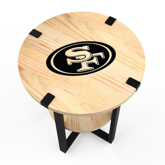 Imperial - NFL San Francisco 49ers Side Table with Charger - IMP 746-1005 view 2