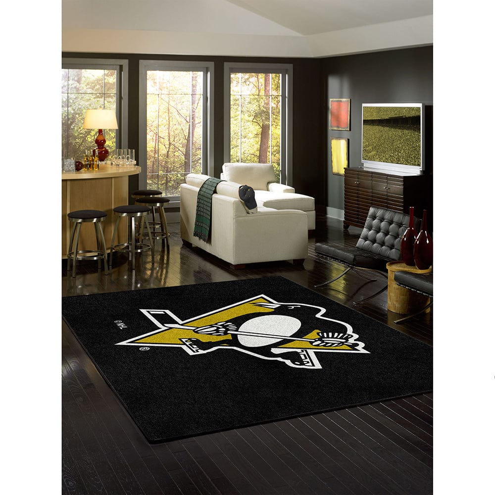 Imperial - NHL Pittsburgh Penguins 8x11 Spirit Rug - IMP 529-4031 view 2