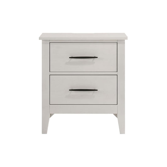 Intercon Furniture - Andover Nightstand in White - AO-BR-5502-WHT-C view 2