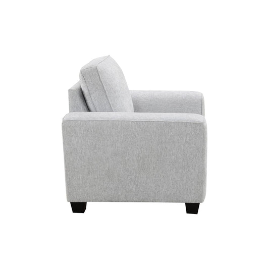 Intercon Furniture - Ashbury Chair in Tup Soft Gray Chenille - SY-CH-ASH40-SGC-C view 2