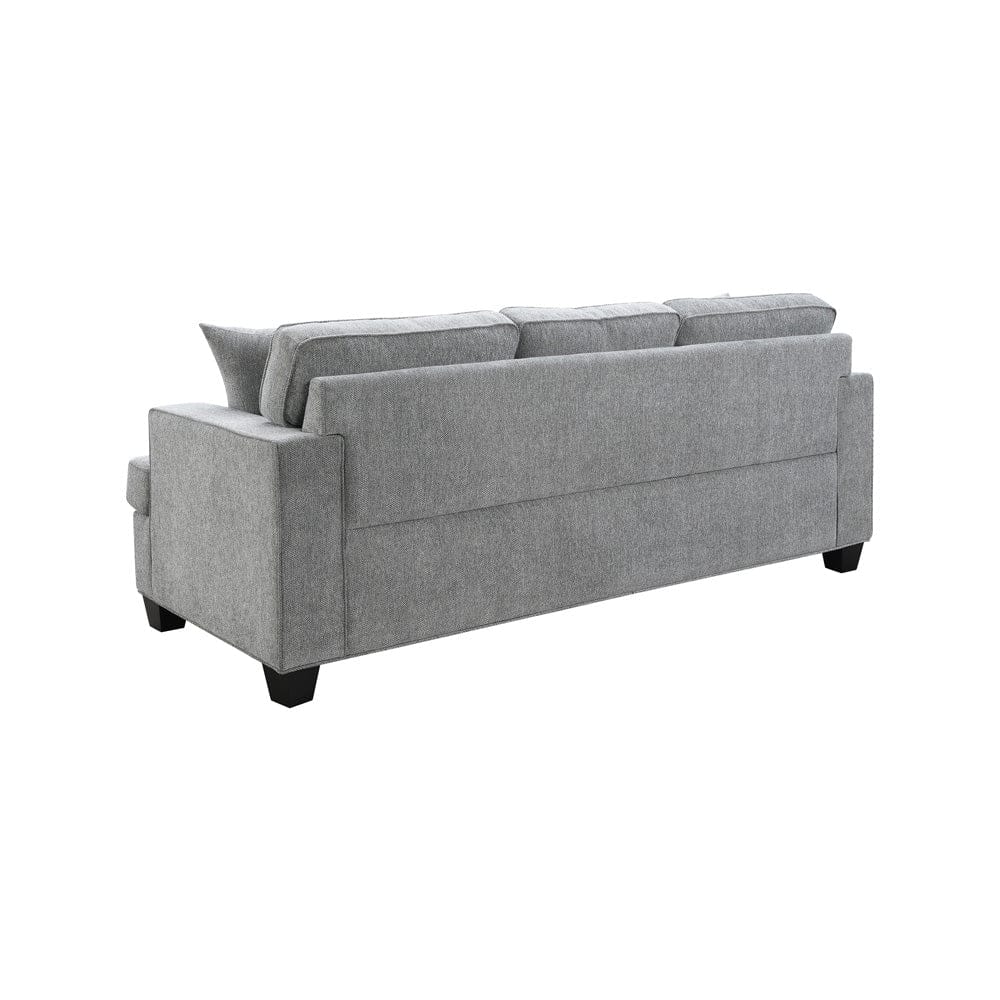 Intercon Furniture - Baldwin Sofa w/2 Pillows in Dalton Graphite - SY-SF-BWN84-GPH-C view 3