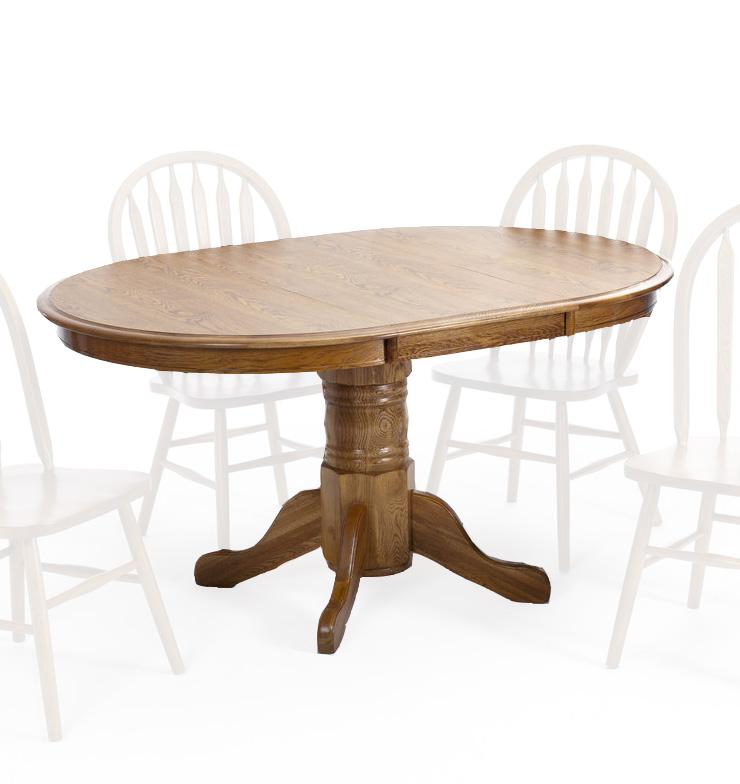 Intercon Furniture - Classic Oak Dining Table in Chestnut Finish veiw 1